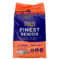 Fish4Dogs Finest Senior Salmone Large Con Salmone Per Cani Anziani 12Kg