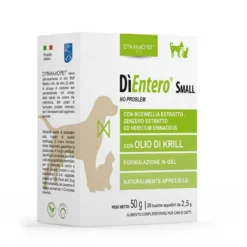 Dynamopet® DìEntero® Small 20 Bustine Da 2,5g Per Gatti E Cani Fino A 5kg Di Peso