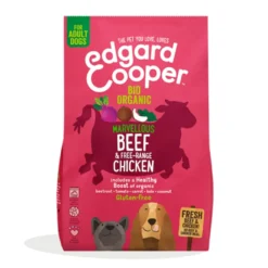 Edgard & Cooper Adult Carne Fresca Di Manzo E Pollo Biologici Gluten Free Per Cani