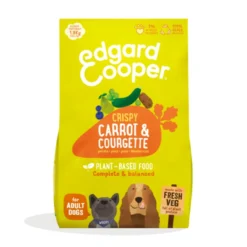 Edgard & Cooper Crocchette Vegetali Per Cani Adulti Carote E Zucchine Croccanti