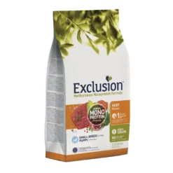 Exclusion Mediterraneo Monoproteico Noble Grain Puppy Small Manzo Per Cuccioli 2kg