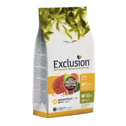 Exclusion Mediterraneo Monoproteico Noble Grain Adult Medium Manzo Per Cani Adulti