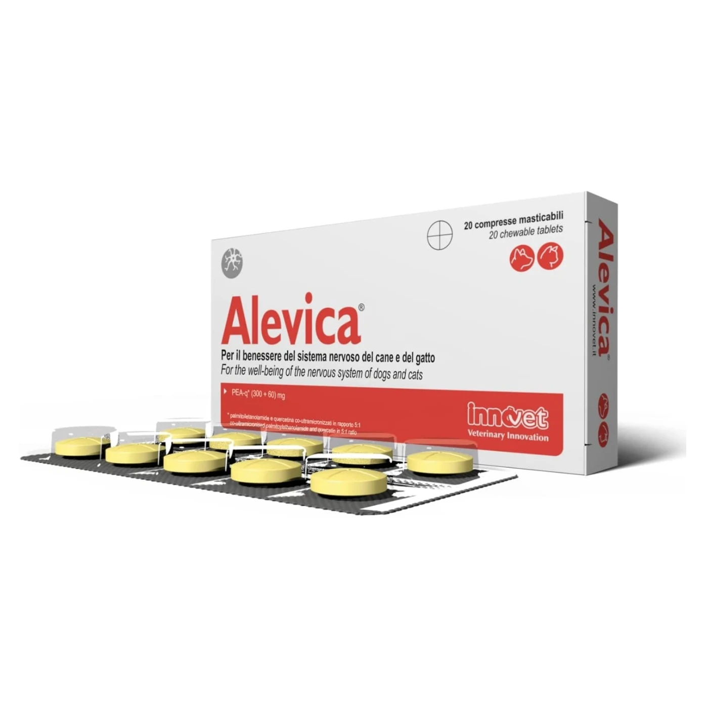Innovet Alevica® Integratore Compresse Masticabili Per Cani E Gatti - immagine 2