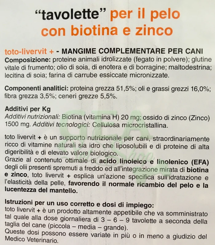 Toto Livervit + Plus Integratore Per Cani - immagine 2