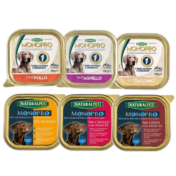 Naturalpet Monopro Dog Adult Patè 150 Gr - Agnello