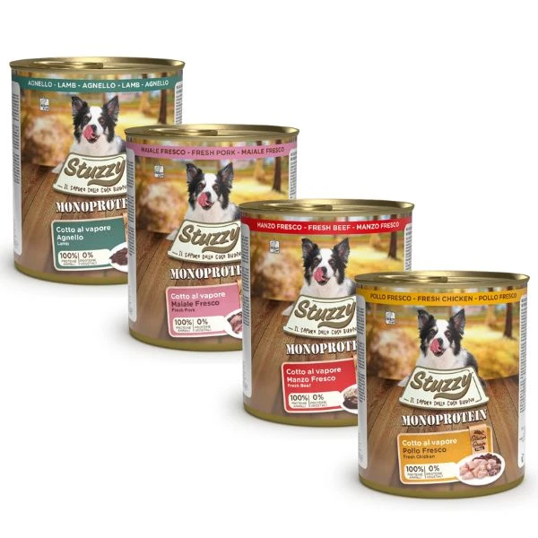 Stuzzy Dog Monoprotein Cotti Al Vapore 800 Gr - Maiale