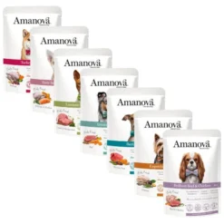 Amanova Dog Adult Umido Grain Free 100 Gr - Vitello E Pollo Fresco