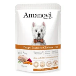 Amanova Dog Puppy Umido Grain Free 100 Gr - Pollo Fresco