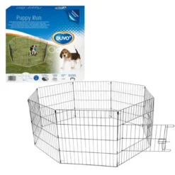 Recinto Duvo Plus In Metallo Per Cuccioli Leopet - 60x60 Cm