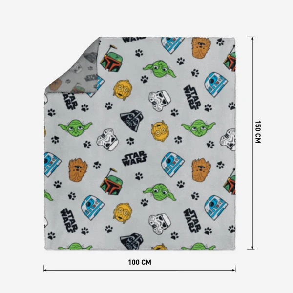 Coperta Cane Star Wars For Fan Pets - 100x150 Cm - immagine 4